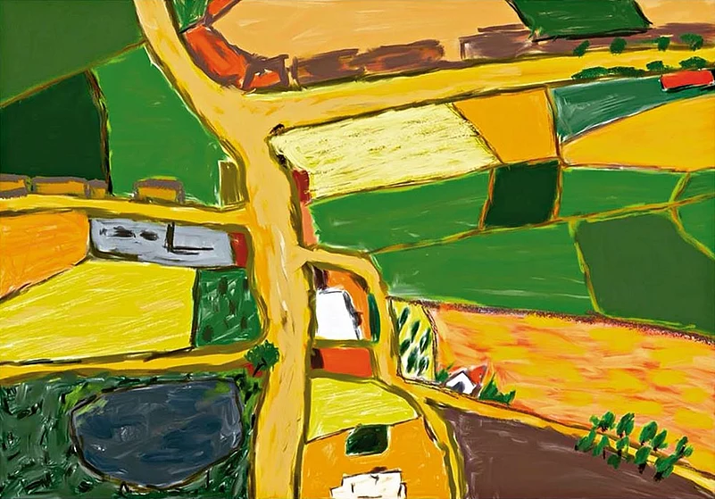 Artwork by Amitava Kumar