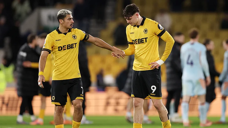 Wolves during their previous loss in the English Premier League - Opta