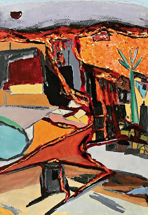 Artwork by Amitava Kumar