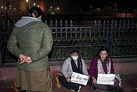 IMAGO / ANI News :  Unnao rape case victim and women activist Yogita Bhayana hold a protest against the Delhi High Court s order suspending the sentence of 2017 Unnao rape case accused, Kuldeep Singh Sengar, at India Gate in New Delhi on Tuesday.