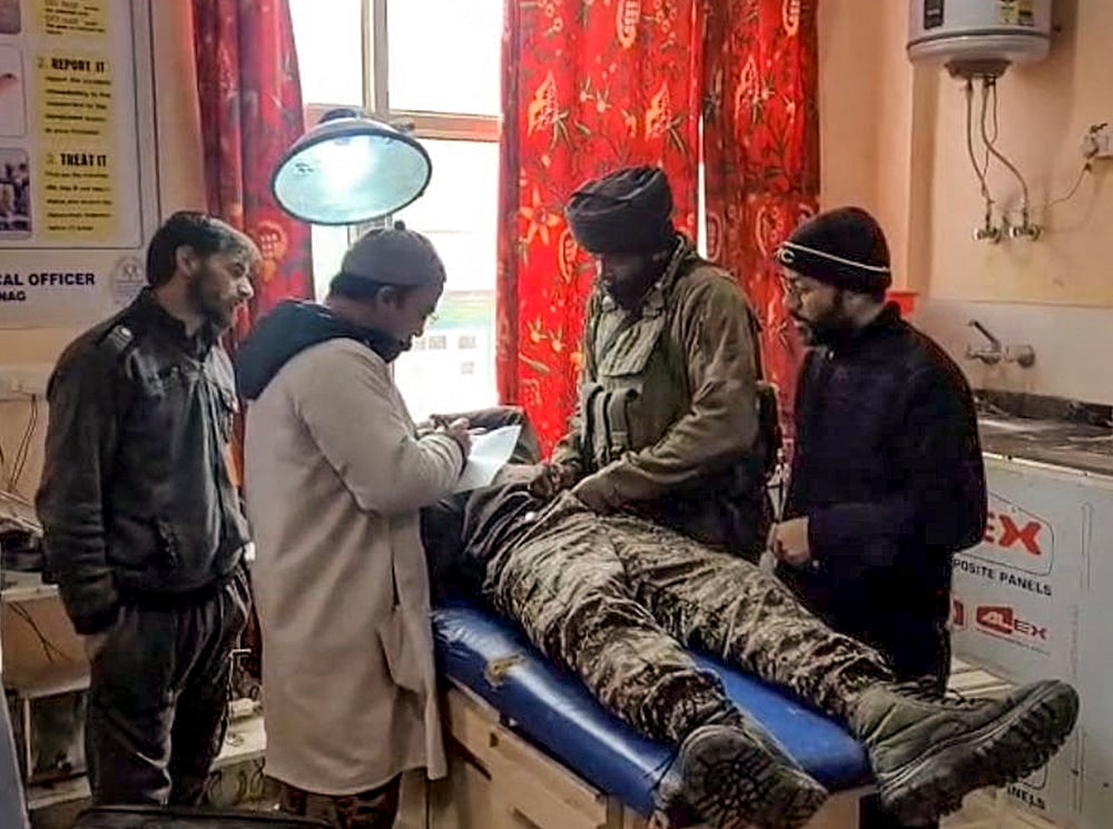 Leopard entered CRPF camp in Anantnag