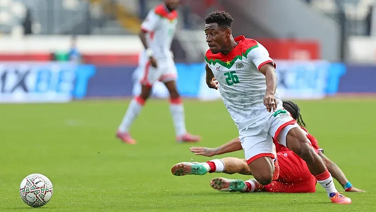 Burkina Faso Edge out Equatorial Guineas by 2-1 in a stoppage time thriller at the Mohammed V Stadium in Casablanca, Morocco on Wednesday (December 24). - CAF Online