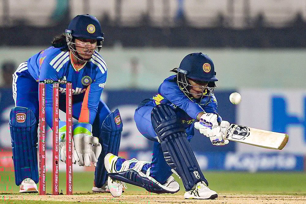 IND W vs SL W 2nd T20I Cricket-Harshitha Samarawickrama