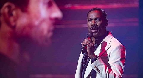 A still from ‘The Running Man’ (2025)