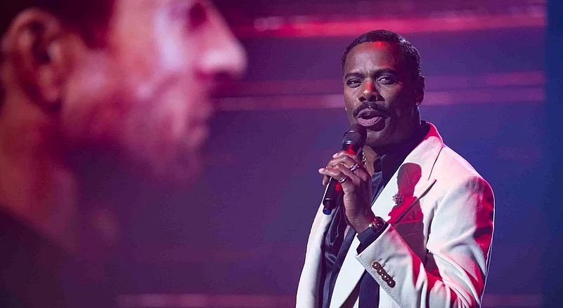 A still from ‘The Running Man’ (2025)