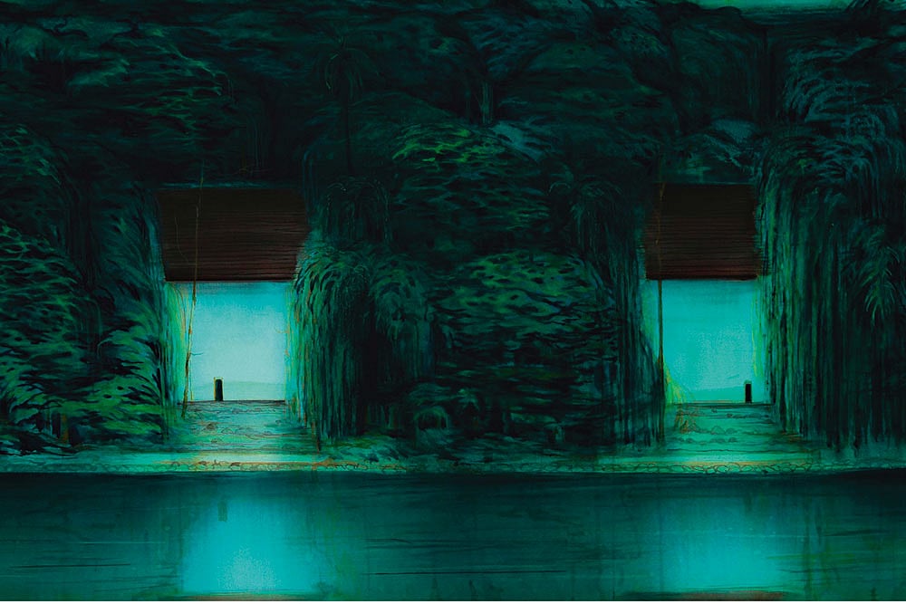 Trembling at the Edge of Sight Untitled artwork by Sujith S.N. - | Courtesy: Sakshi Gallery