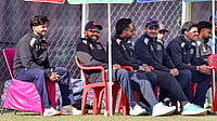 Mumbai Vs Uttarakhand Highlights, Vijay Hazare Trophy: Shardul And Co Forge 51-Run Win; Rohit Flops Photo: PTI : From left, Mumbai's captain Shardul Thakur with teammate Rohit Sharma and others during the Vijay Hazare Trophy 2025-26 cricket match between Mumbai and Uttarakhand, at Sawai Mansingh Stadium, in Jaipur.