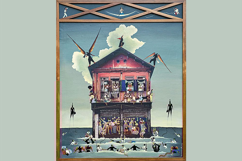 Hostile Witness: Grant Road, Bombay/Mumbai Artwork by Baaraan Ijlal - | Courtesy: Shrine empire gallery