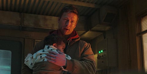 A still from ‘The Running Man’ (2025)