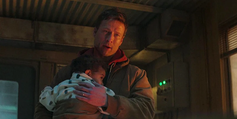 A still from ‘The Running Man’ (2025)