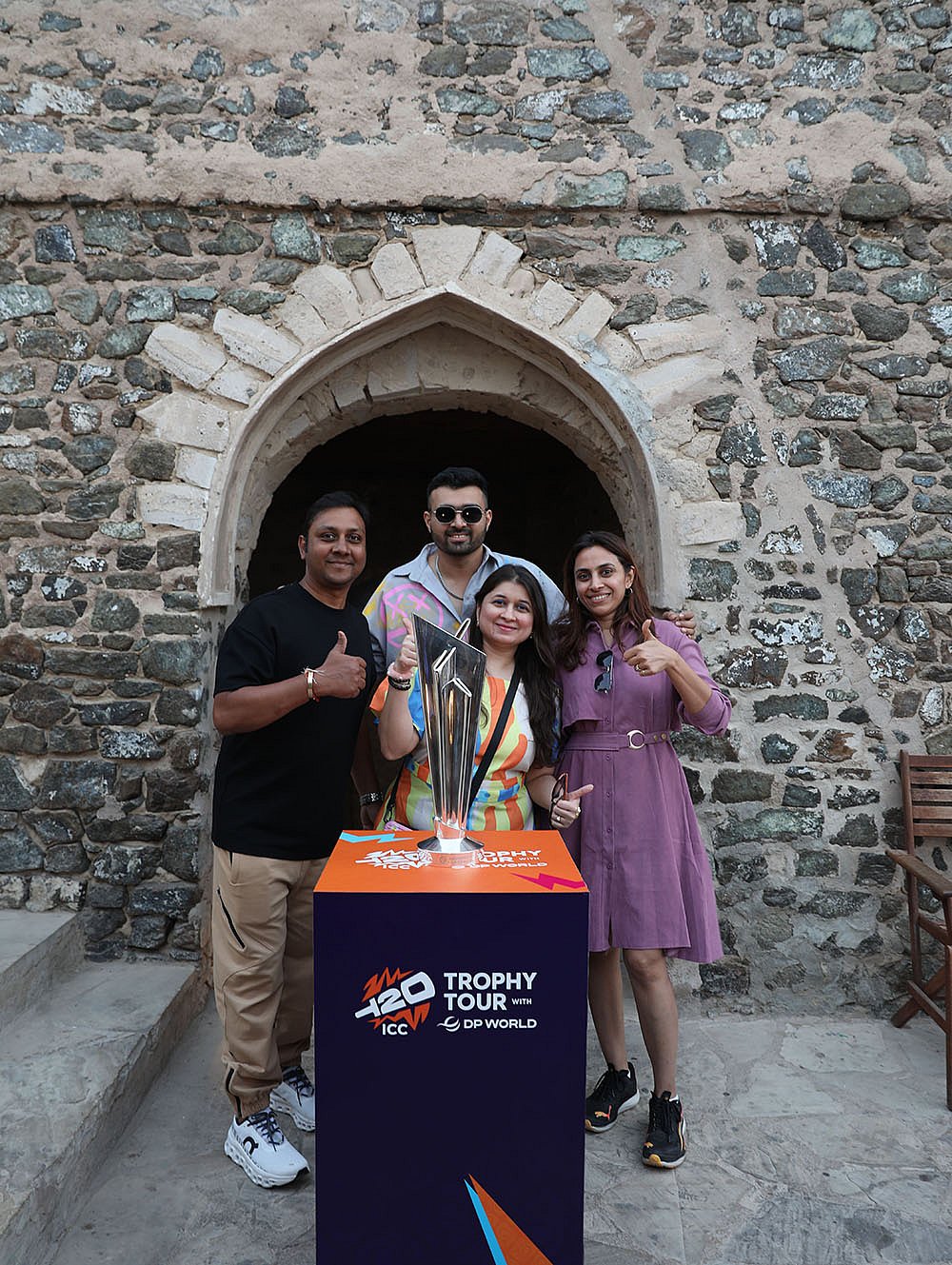 The ICC Men’s T20 World Cup 2026 trophy tour In Oman