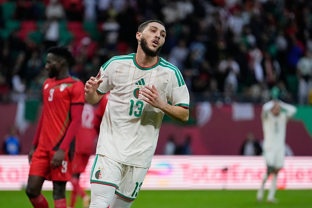 Algeria vs Sudan Africa Cup of Nations Soccer-Jaouen Hadjam