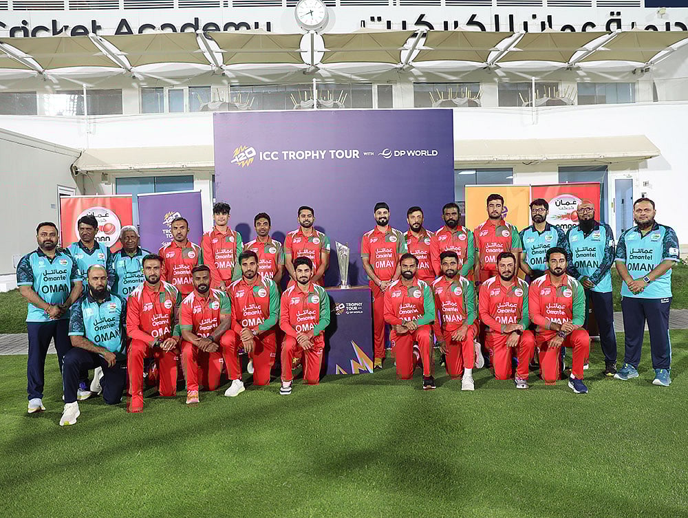 The ICC Men’s T20 World Cup 2026 trophy tour In Oman