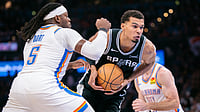 NBA: Jokic Breaks Curry Record In Historic Triple-Double As Denver Nuggets Beat Minnesota Timberwolves The San Antonio Spurs extended their winning streak to eight games with a 117-102 victory over the Oklahoma City Thunder on Christmas - their third win in less than two weeks against the defending NBA champions.
