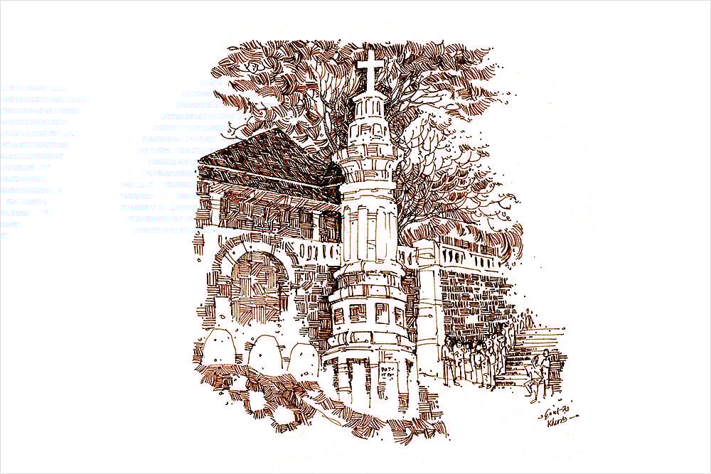 Altinho Cross Artwork by Govit Morajkar - null