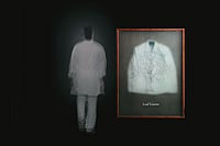 Outlook Anniversary Issue: A Country Penned By Writers (Left) The Cave Inside (right) Leaf Leaves Artworks by Sudarshan Shetty