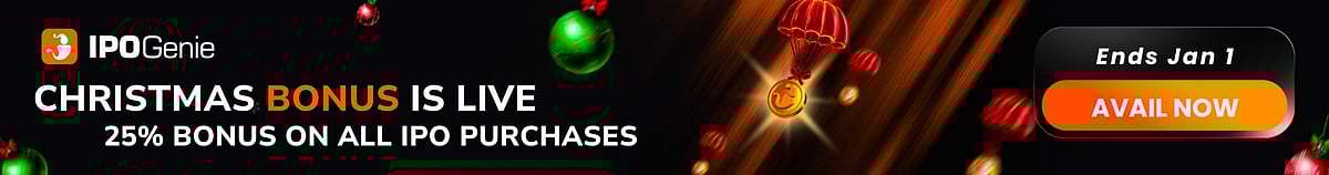 IPO Genie 25% Christmas bonus ad