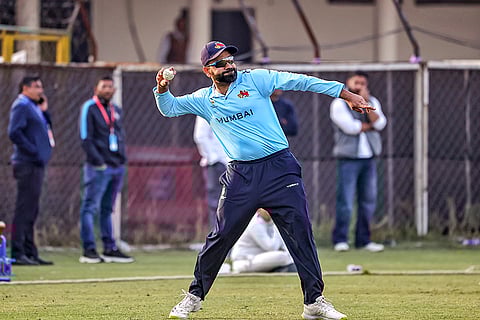 Mumbai’s Rohit Sharma during a Vijay Hazare Trophy 2025-26 cricket match between Mumbai and Uttarakhand, at Sawai Mansingh Stadium, in Jaipur, Rajasthan.
