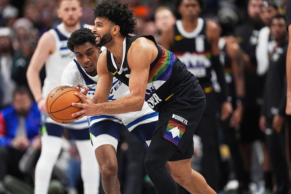 Nuggets vs Timberwolves NBA Basketball-Jamal Murray