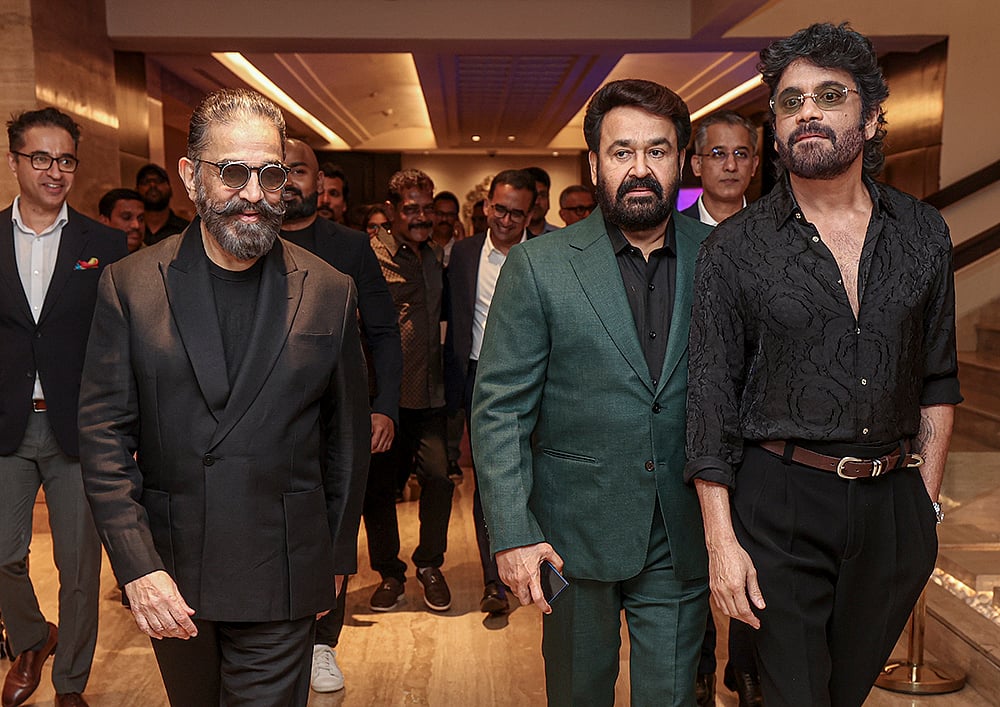 Actors Kamal Haasan, Mohanlal