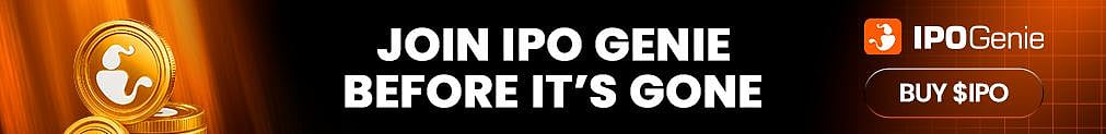 IPO Genie crypto presale ad