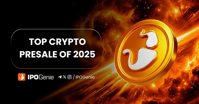 IPO Genie crypto presale ad for 2025