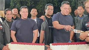 Instagram/Viral Bhayani : Salman Khan's 60th birthday celebrations with paps