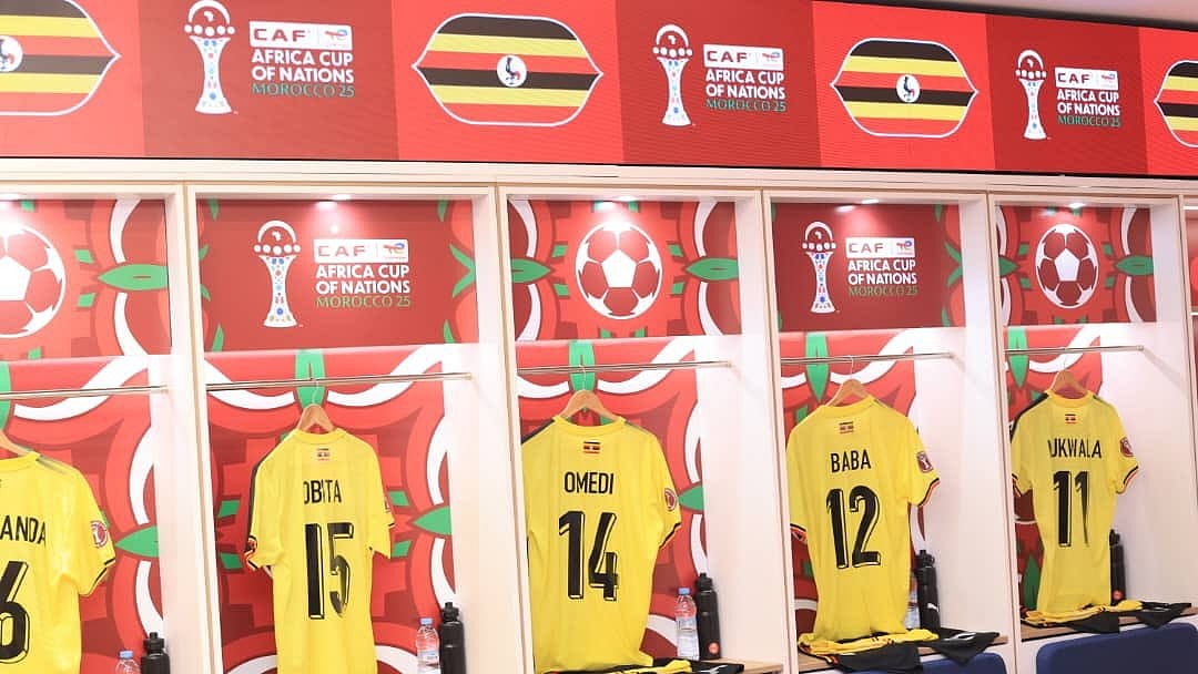 Uganda Vs Tanzania LIVE Score, Africa Cup Of Nations 2025: Cranes dressing room. - X/@OfficialFUFA
