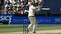 | Photo: AP/Hamish Blair : Australia's Travis Head bats against England on Day 2 of their Ashes cricket test match in Melbourne, Saturday, Dec. 27, 2025.