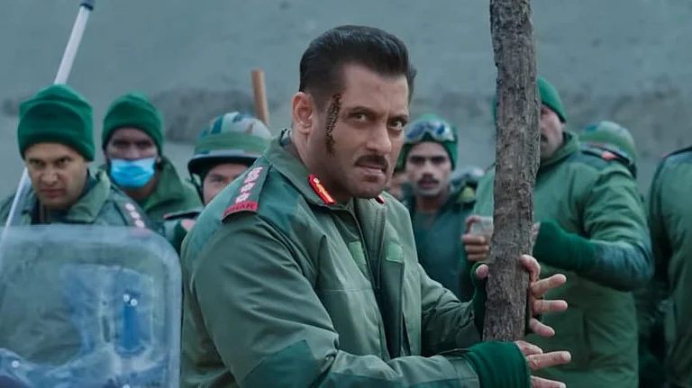 A still of Salman Khan from Battle of Galwan teaser - SKF