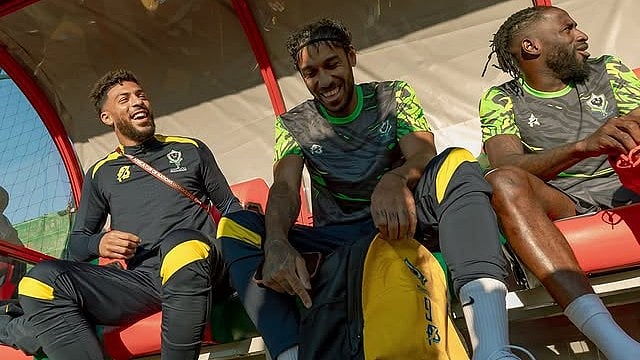 Gabon's footballers in training ahead of their Africa Cup of Nations match against Mozambique. - | Photo: Instagram/fegafoot