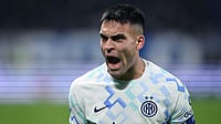 Atalanta 0-1 Inter: Lautaro Martinez's Strike Helps Nerazzurri Reclaim Top Spot In Serie A Opta : Lautaro Martinez celebrates his goal as Inter beat Atalanta 1-0