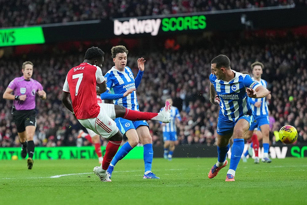 Britain Premier League Soccer: Arsenal vs Brighton and Hove Albion