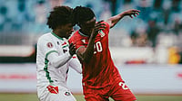 Equatorial Guinea 0-1 Sudan, AFCON 2025-26 Highlights: Falcons of Jediane Shock National Thunder - As It Happened Instagram/cafonline : Sudan defender during their AFCON Group E match against Equatorial Guinea