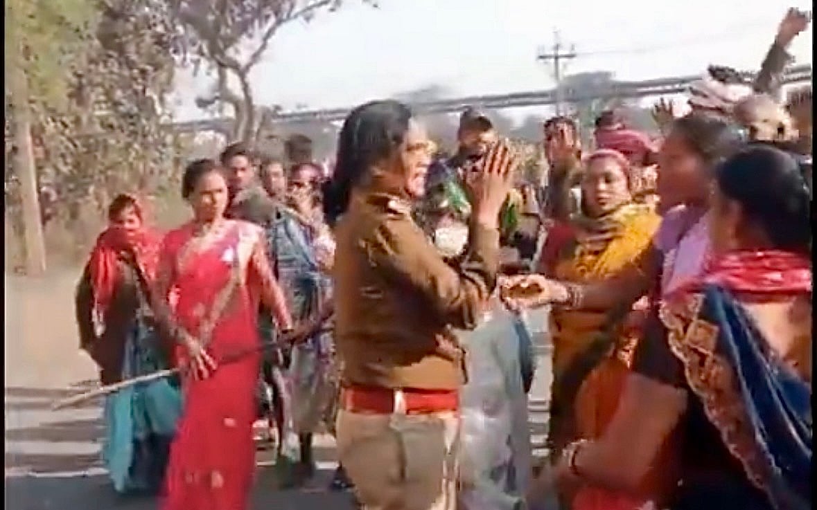 People from 14 villages affected by the Gare Pelma Sector-I coal block have been staging a sit-in at CHP chowk in Libra village since December 12. - X Screengrab