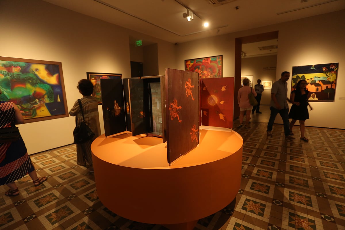 Gulammuhammad Sheikh's exhibition  - Special Arrangement 