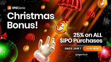 Holiday Season Crypto Offer: IPO Genie ($IPO) Unlocks Limited-Time Bonuses