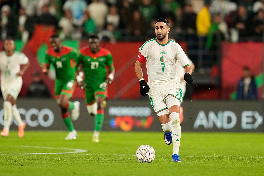 Algeria vs Burkina Faso Africa Cup of Nations soccer-Riyad Karim Mahrez