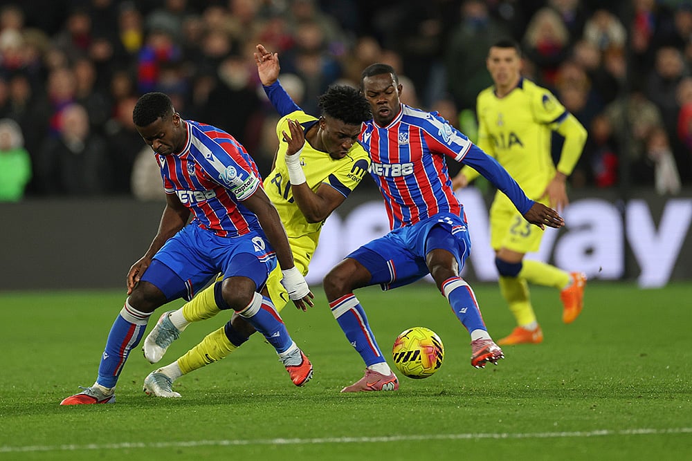 Crystal Palace vs Tottenham Hotspur Premier League soccer-Tyrick Mitchell