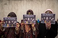 IMAGO / ZUMA Press Wire : Kashmiri medical students hold placards as they take part in a protest led by the ruling National Conference leader and member of Indian Parliament Aga Syed Ruhullah Mehdi outside the chief minister s official residence in Srinagar, demanding fairness and rationality in Jammu and Kashmir s job reservation policy. Protesters allege that the reservation policy approved during the Central rule puts open merit students and job aspirants at a disadvantage as it reserves more than 60% of opportunities to reserved work placement categories.