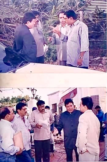 Ananth Mahadevan at the shoot of the pilot episode at Film City, the series didn't find a channel