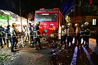 Shreekumar Menon/Facebook : The BEST bus accident in Bhandup claimed four lives and left dozens injured.  