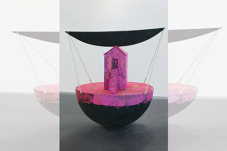 At Rest Untitled artwork from Sudarshan Shetty’s Paper Moon series - | Courtesy: Gallery ske