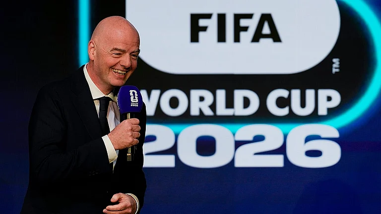 FIFA President Gianni Infantino speaks during the match schedule reveal for the 2026 soccer World Cup in Washington, Saturday, Dec. 6, 2025. - | Photo: AP/Chris Carlson