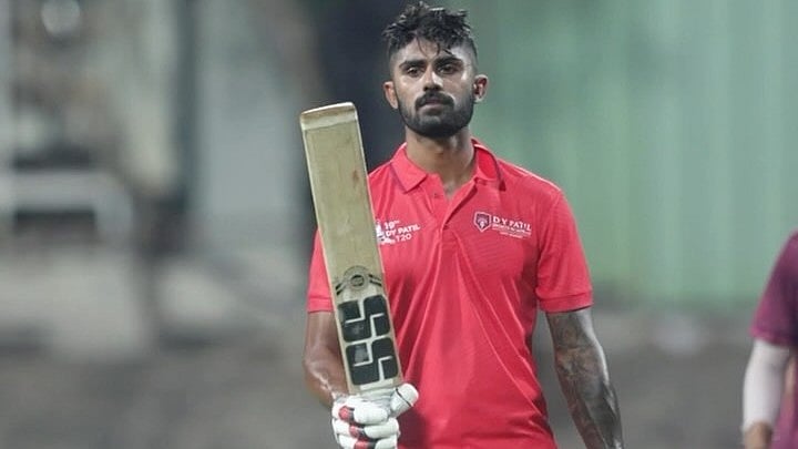 File photo of Puducherry captain Aman Khan. - | Photo: Instagram/dypatilstadium