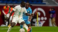 Benin Vs Senegal LIVE Score, AFCON 2025-26: Sadio Mane's Teranga Lions Up Against Cheetahs In Group Concluder Photo: AP/Themba Hadebe : Senegal's Sadio Mane is challenged by DR Congo's Aaron Wan-Bissaka during the Africa Cup of Nations group D soccer match between Senegal and DR Congo in Tangier, Morocco.