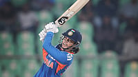 IND-W Vs SL-W, 5th T20I: Smriti Mandhana Can Overtake Shubman Gill On 2025 Record For India | Photo: X/BCCIWomen : India's Smriti Mandhana in action during the fourth women's T20I against Sri Lanka on December 28, 2025.