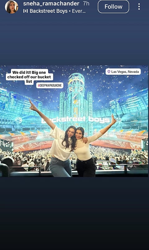 Deepika Padukone enjoys Backstreet Boys concert