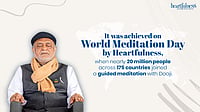 Millions Meditate Together As Heartfulness Sets Guinness World Record