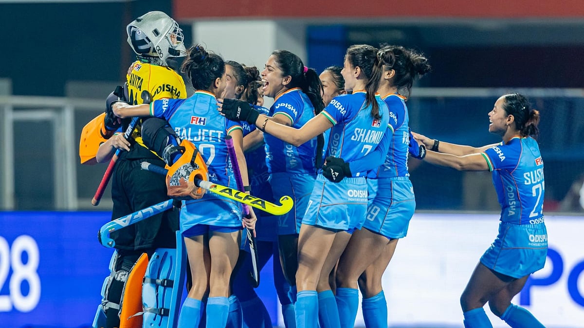 Indian Women's Hockey Team during the FIH Pro League 2025-26 - Special Arrangement/Hockey India